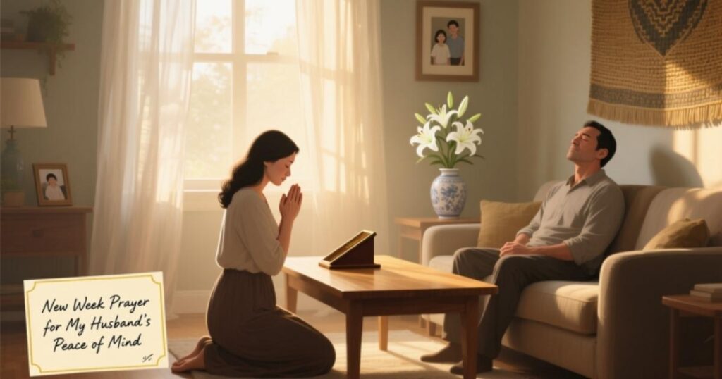 New Week Prayer for My Husband’s Peace of Mind New Week Prayer for My Husband’s Peace of Mind