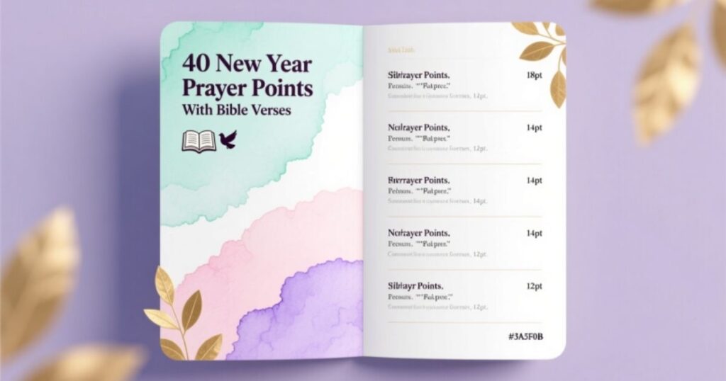 New Year Prayer Points