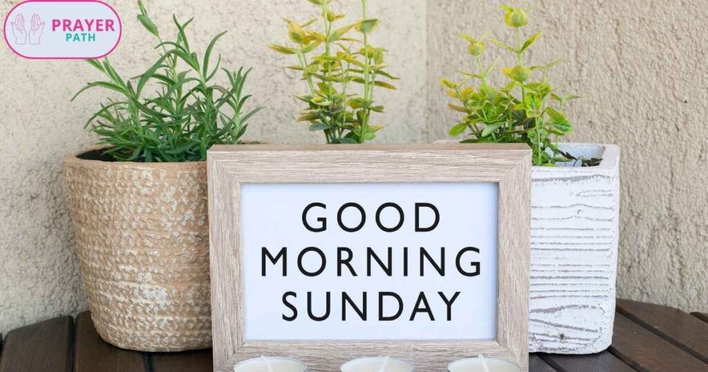 Sunday Morning Prayer