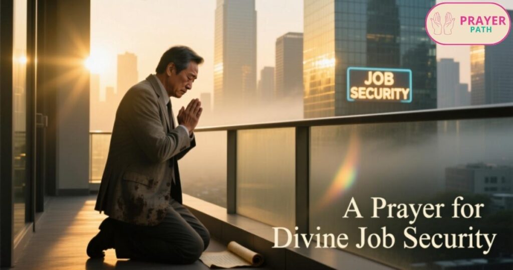 A Prayer for Divine Job Security