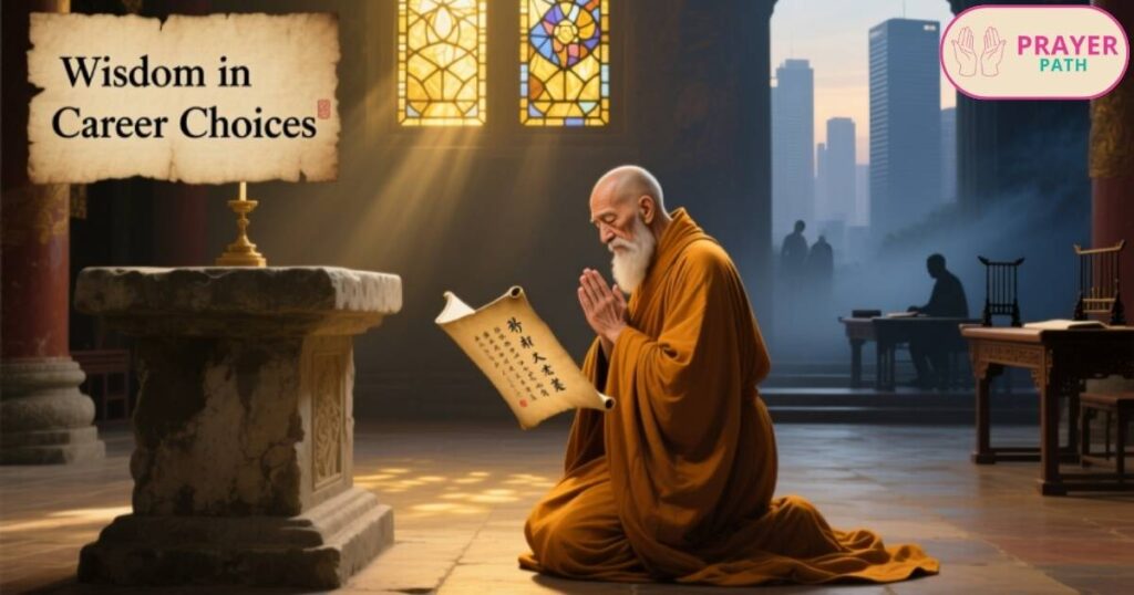 A Prayer for Wisdom in Career Choices