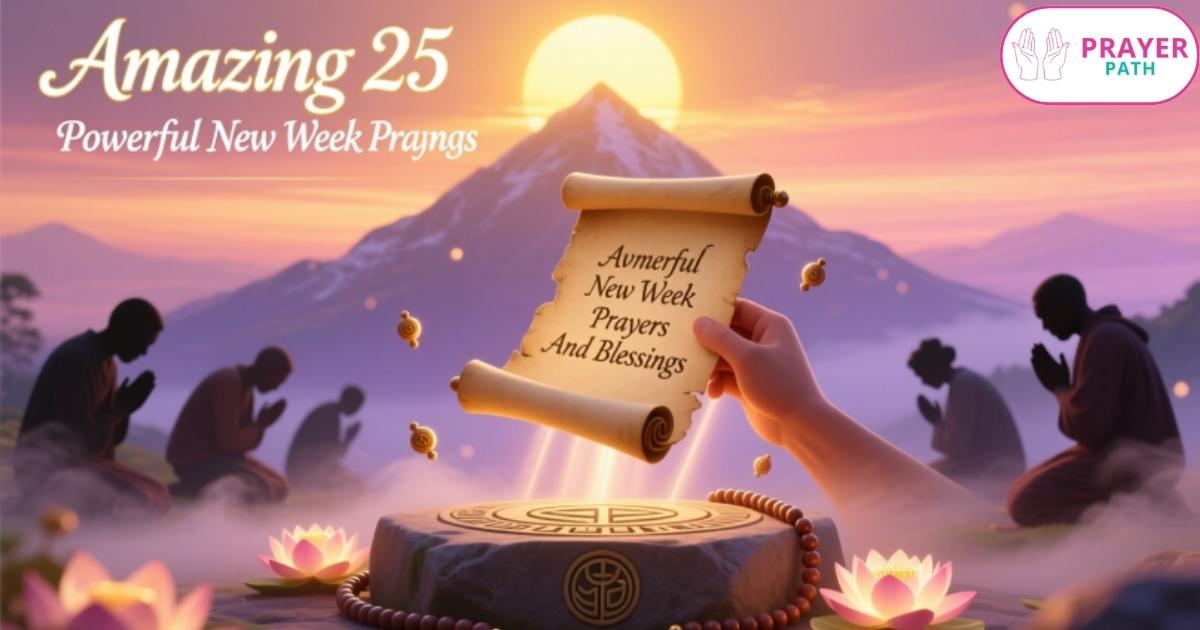 Amazing 25 Powerful New Week Prayers And Blessings