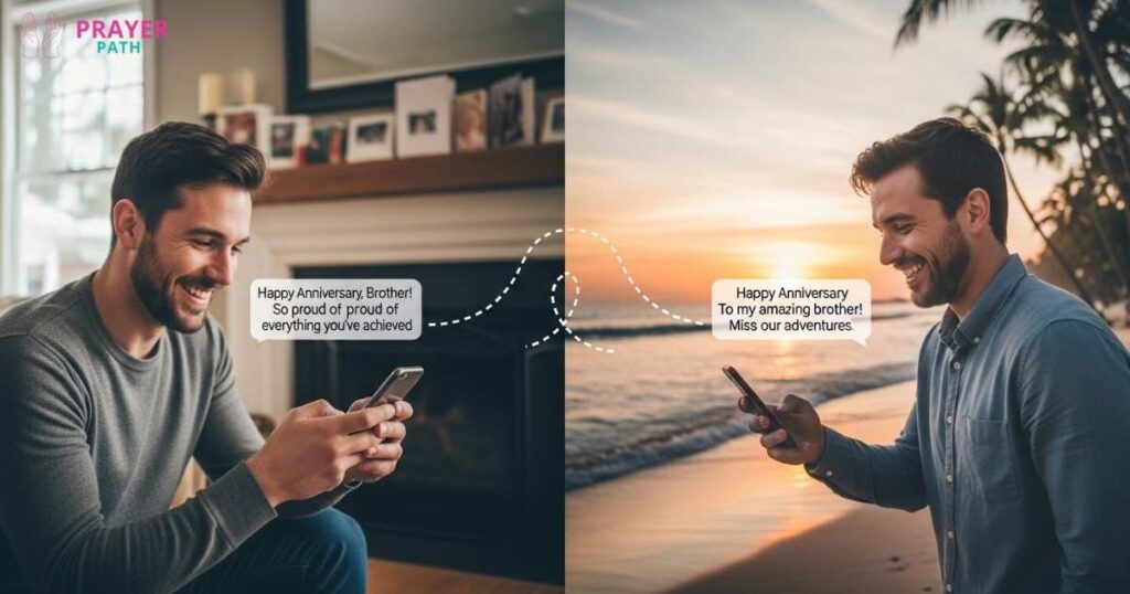 Anniversary Messages for Long-Distance Brothers