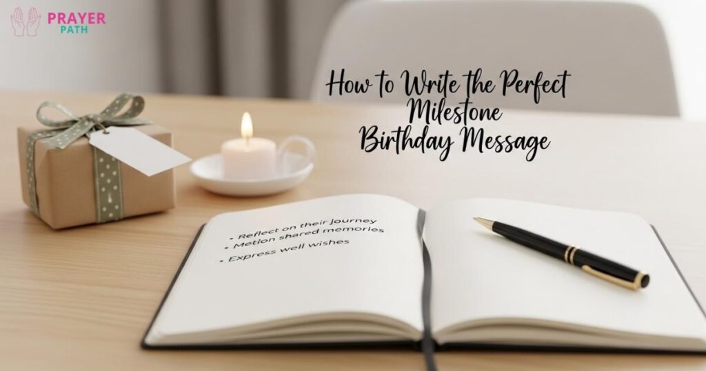 How to Write the Perfect Milestone Birthday Message