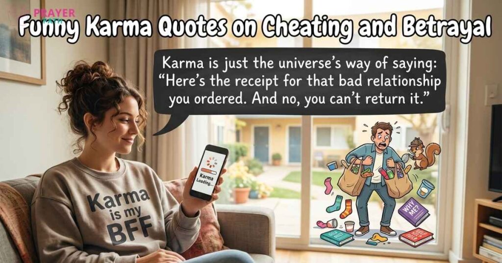 Funny Karma Quotes on Cheating and Betrayal in Relationships